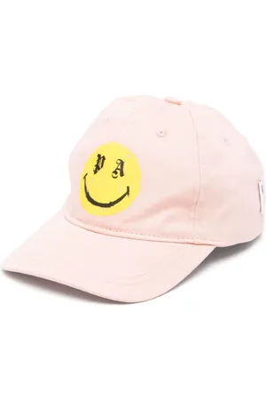 Palm Angels Gorra con smiley estampado