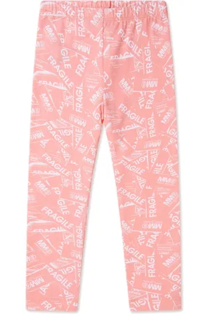 Maison Margiela Pantalones con logo estampado