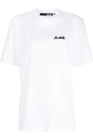 ROTATE Camiseta con logo de lentejuelas