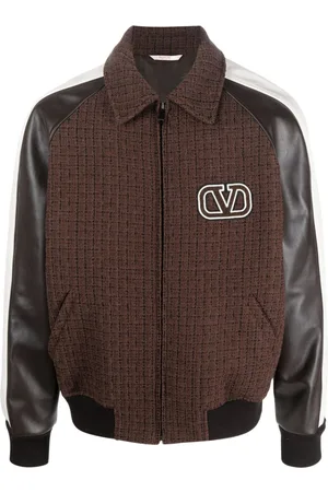 VALENTINO GARAVANI Chaqueta bomber con panel de tweed
