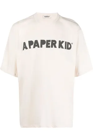 A PAPER KID Camiseta con logo estampado