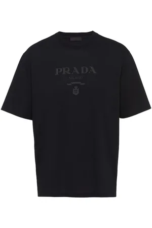 Prada Camiseta con logo en relieve