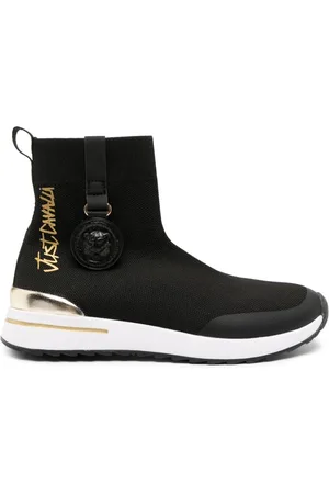Roberto Cavalli Zapatillas estilo calcetín con logo