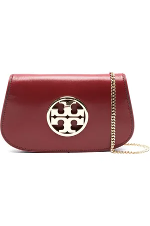 Tory Burch Bolso de hombro con placa Double T
