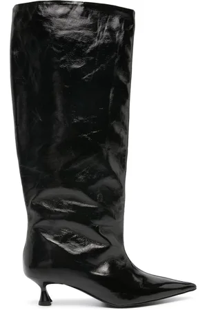 Ganni Botas altas con tacón de 45 mm