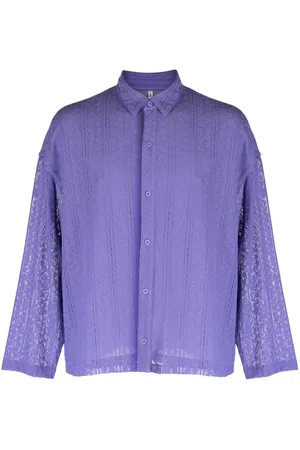 Off-Duty Camisa Banners con encaje floral