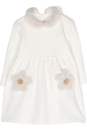Il gufo Vestido con parche floral