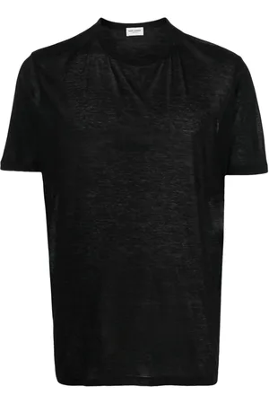 Saint Laurent Camiseta con efecto de mezcla