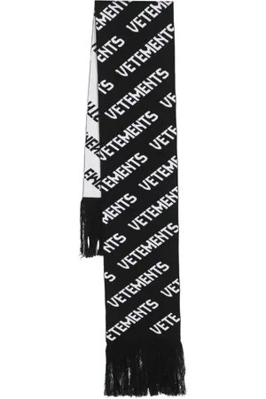 Vetements Bufanda con logo en intarsia