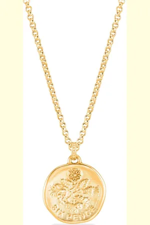 Dower and Hall Collar Lucky Sixpence con medallón