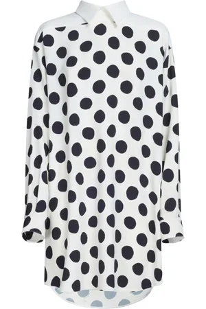 Marni Vestido camisero con lunares estampados