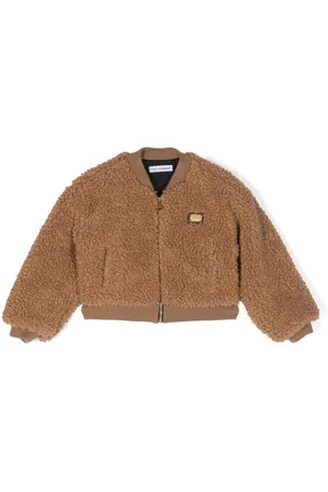 Dolce & Gabbana Chaqueta bomber con placa del logo