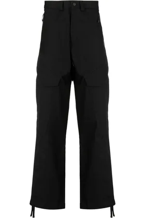Moncler Pantalones rectos con parche del logo