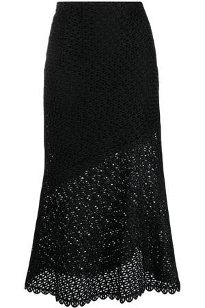 Dorothee Schumacher Falda midi Graphic Performance de macramé