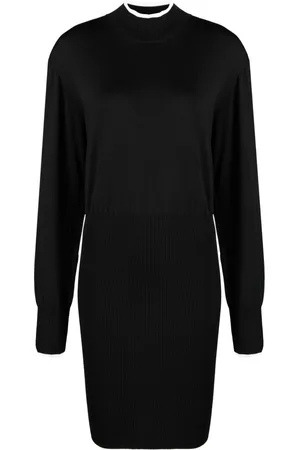 REMAIN Vestido corto con cuello alzado
