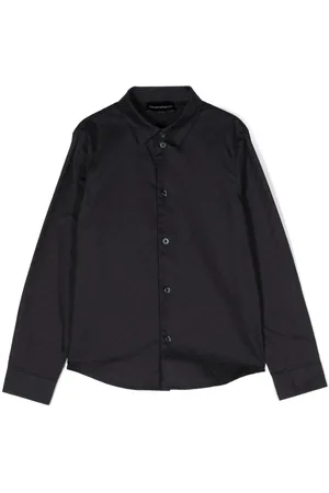 Emporio Armani Camisa con logo en jacquard