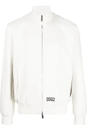Dsquared2 Chaqueta bómber con ribete a rayas