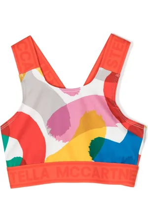 Stella McCartney Top corto con logo