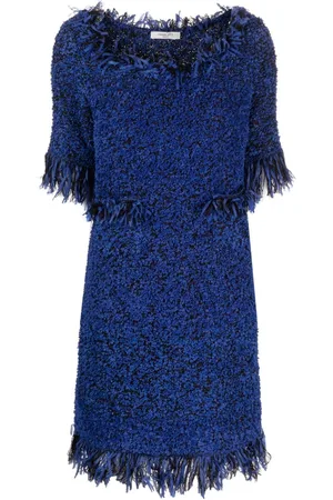 CHARLOTT Vestido con ribete de flecos