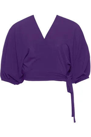 ERES Blusa Nina corta con diseño cruzado