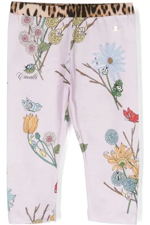 Roberto Cavalli Leggins con motivo floral