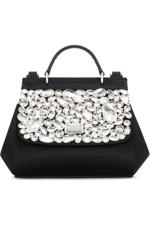 Dolce & Gabbana Bolso Sicily mini con detalles de cristal