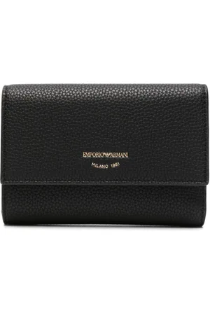 Emporio Armani Cartera con placa del logo