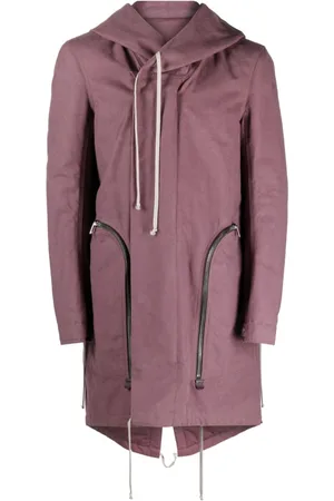 Rick Owens Parka con capucha y cordones