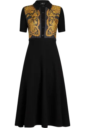 Etro Vestido con motivo de cachemira