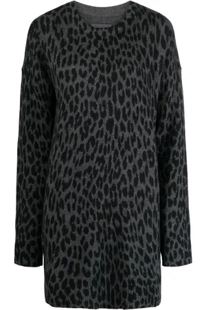 Zadig & Voltaire Vestido con estampado de leopardo