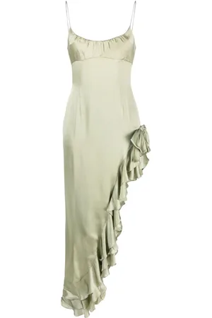 Alessandra Rich Vestido con detalle de volantes