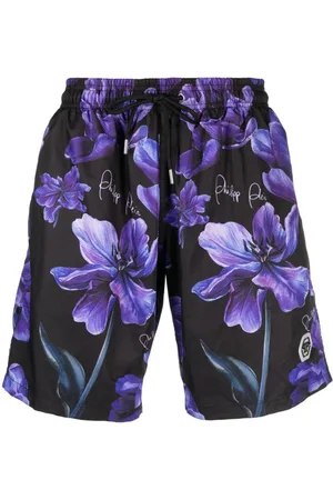 Philipp Plein Bañador con estampado floral
