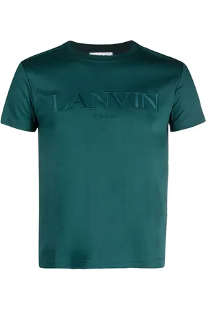 Lanvin Camiseta con logo bordado