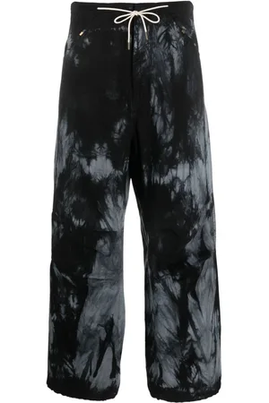 DARKPARK Pantalones anchos Daisy con motivo tie-dye