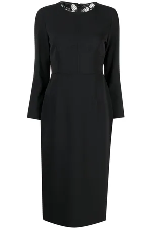 Pinko Vestido midi de encaje floral