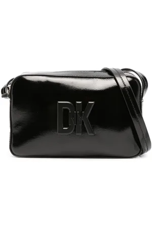 DKNY Bandolera con placa del logo