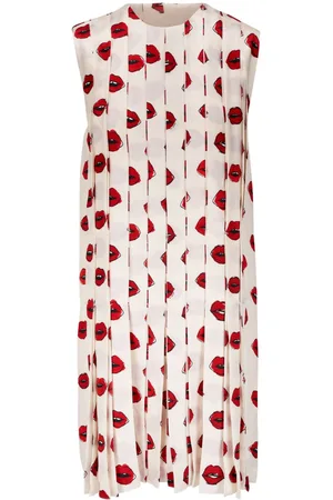 Khaite Vestido Blazz con estampado gráfico