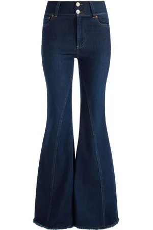 ALICE+OLIVIA Vaqueros Beautiful de talle alto