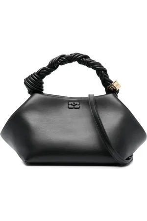 Ganni Bolso shopper Bou con asa trenzada