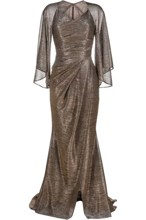 TALBOT RUNHOF Vestido de fiesta drapeado