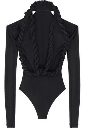 Stella McCartney Body trenzado con abertura