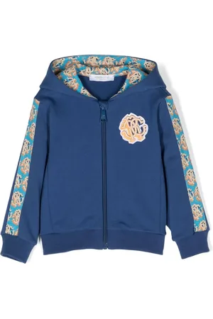 Roberto Cavalli Chaqueta con parche del logo