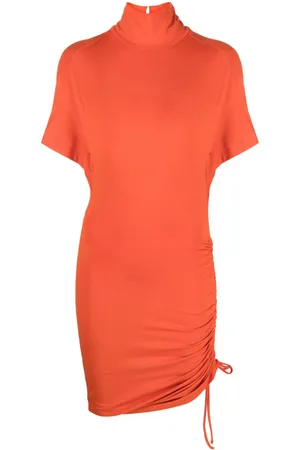 Marant Etoile Vestido corto Lya fruncido