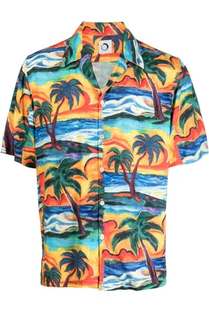 Endless Joy Camisa EcoVero con motivo de atardecer