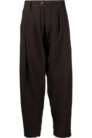 ZIGGY CHEN Pantalones ajustados a cuadros