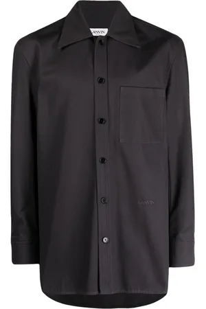 Lanvin Camisa con logo bordado