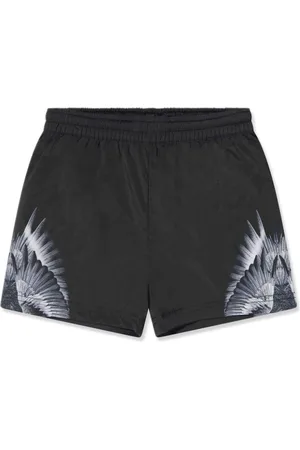 MARCELO BURLON Pantalones cortos de chándal con estampado Wings