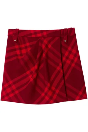 Burberry Minifalda a cuadros