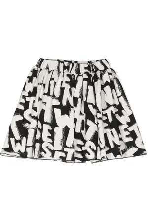Twin-Set Falda acampanada con logo