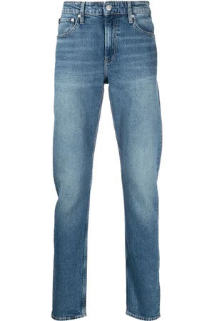 Calvin Klein Vaqueros slim con parche del logo